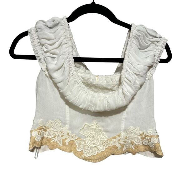 Revolve Free People Liana Lace Off The Shoulder Lace Top - Picture 4 of 8